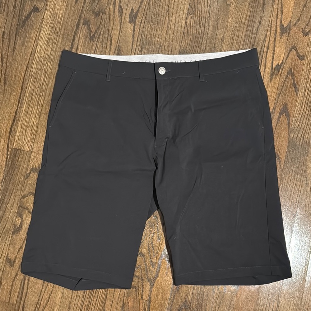 American Tall Men's Black Shorts